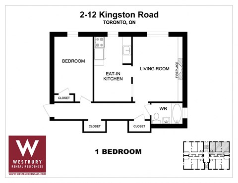 2-12 Kingston Road 1 Bed Apartment for Rent - Photo Gallery 23